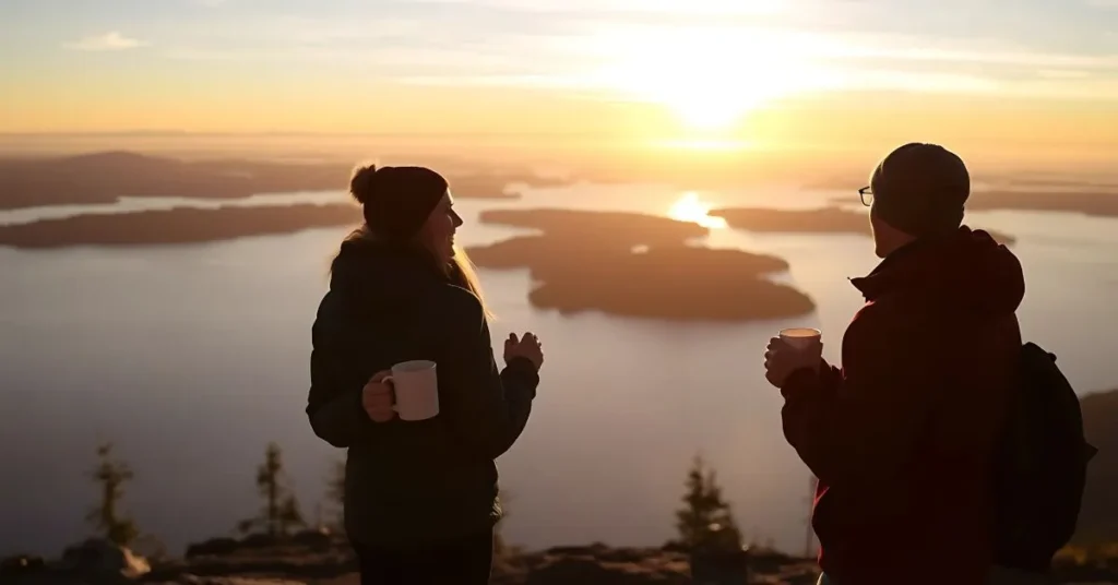 Cadillac Summit Sunrise Easy Hikes in Acadia National Park