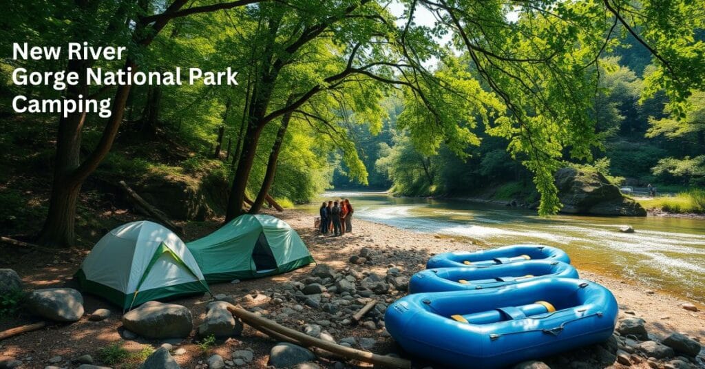 New River Gorge National Park Camping map